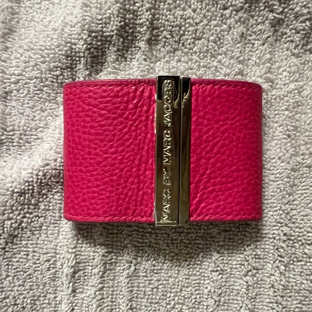 Marc by Marc Jacobs Pink Leather Bracelet
